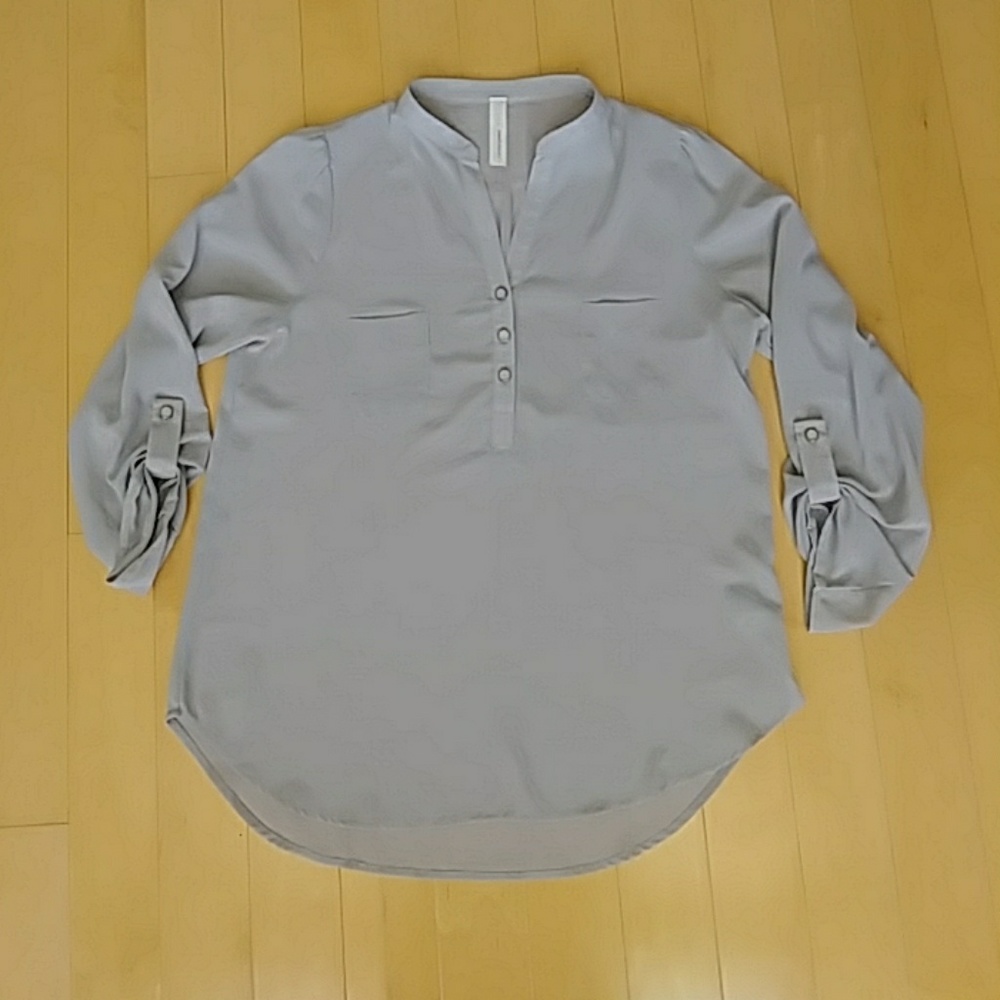 Irene's Story Grey Blouse